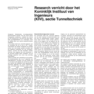 Research verricht door het Koninklijk Instituut van