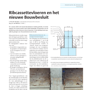 Ribcassettevloeren en het nieuwe Bouwbesluit