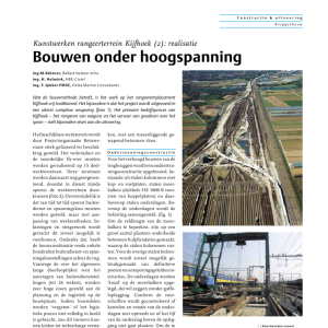 Bouwen onder hoogspanning