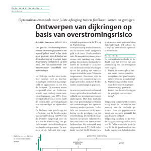 Ontwerpen van dijkringen obv overstromingsrisico