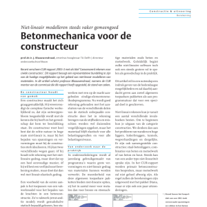 Betonmechanica voor de constructeur