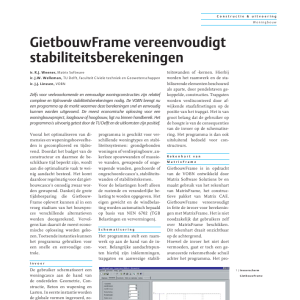 GietbouwFrame vereenvoudigt stabiliteitsberekeningen