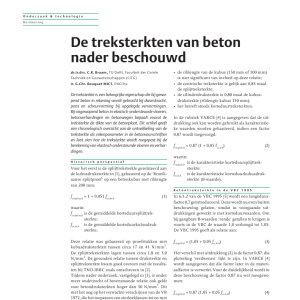 De treksterkten van beton nader beschouwd