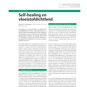 Self-healing en vloeistofdichtheid