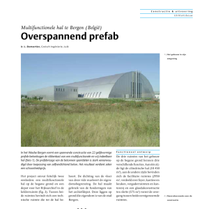 Overspannend prefab-Multifunctionele hal Bergen (B)