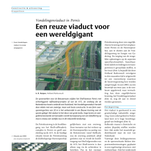 Vondelingenviaduct Pernis - Een reuze viaduct
