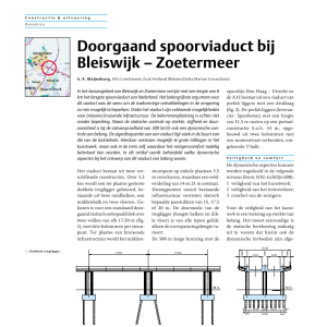 Doorgaand spoorviaduct bij Bleiswijk-Zoetermeer