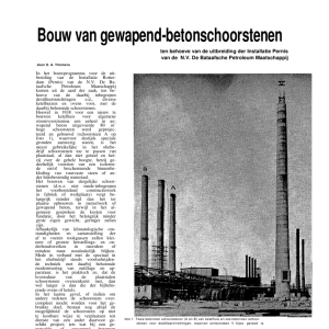 Bouw van gewapend-betonschoorstenen