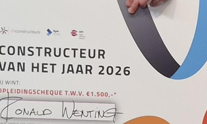 Ronald Wenting en Stijn Platzer benoemd tot Constructeur en Talent van het Jaar 2026
