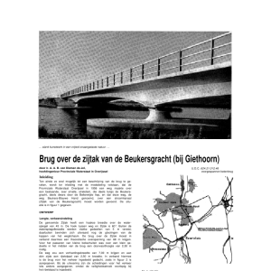 Brug over de zijtak van de Beukersgracht (bij Giethoorn)