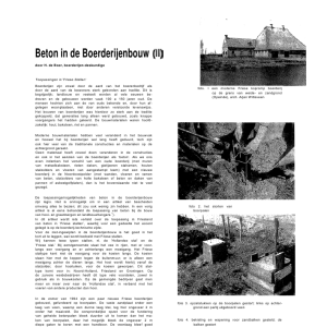 Beton in de boerderijenbouw (II)