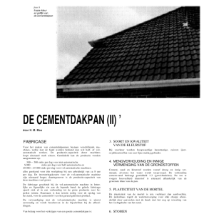 De cementdakpan (II)