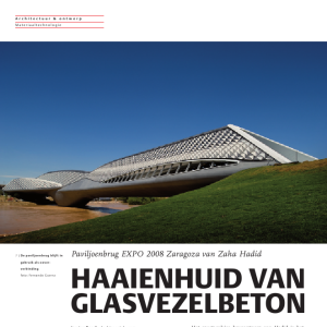 Haaienhuid van glasvezelbeton