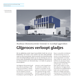 Glijproces verloopt gladjes