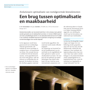 Een brug tussen optimalisatie en maakbaarheid