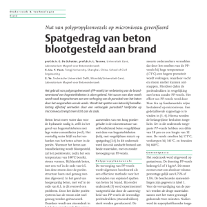 Spatgedrag van beton blootgesteld aan brand