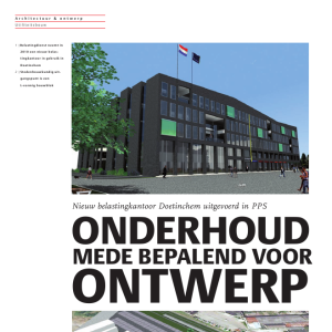 Onderhoud mede bepalend voor ontwerp