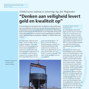 Cement60 - Wagemaker - Denken aan veiligheid