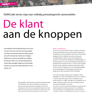 Klant aan de knoppen