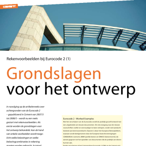 Grondslagen voor het ontwerp