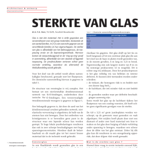 Sterkte van glas
