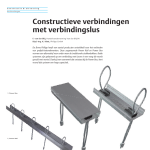 Constructieve verbindingen met verbindingslus