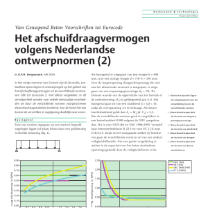 Het afschuifdraagvermogen volgens Nederlandse ontwerpnormen (2)