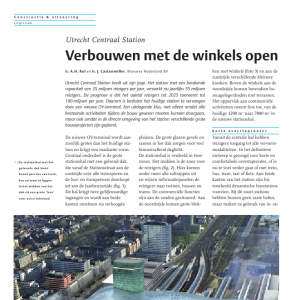 Verbouwen met winkels open - Utrecht CS
