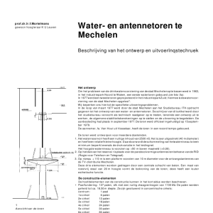 Water- en antennetoren te Mechelen