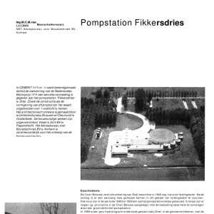 Pompstation Fikkersdries