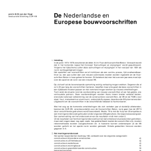 De Nederlandse en Europese bouwvoorschriften
