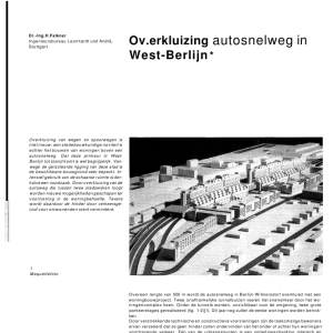 Overkluizing autosnelweg in West-Berlijn
