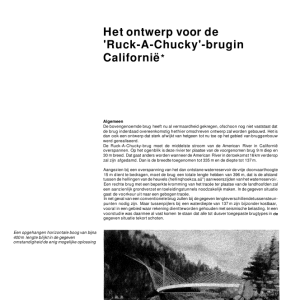 Het ontwerp voor de 'Ruck-A-Chucky'-brug in Californi