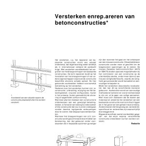 Versterken en repareren van betonconstructies