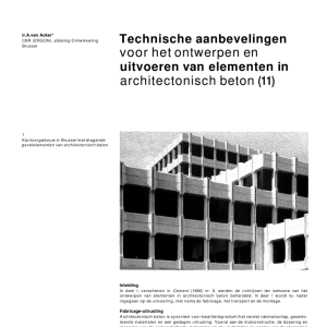 Technische aanbevelingen voor het ontwerpen en uitvoe
