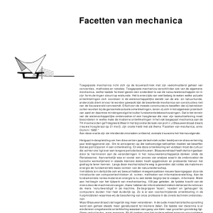 Facetten van mechanica