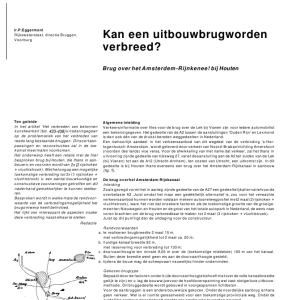 Kan een uitbouwbrug worden verbreed