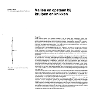 Vallen en opstaan bij kruipen en knikken