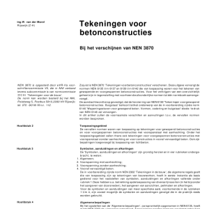 Tekeningen voor betonconstructies