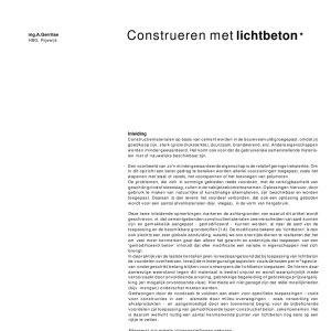 Construeren met lichtbeton