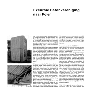 Excursie Betonvereniging naar Polen