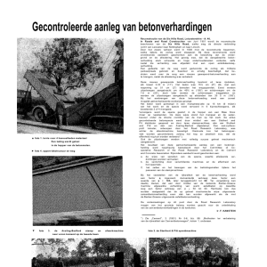 Gecontroleerde aanleg van betonverhardingen