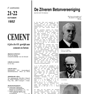 De zilveren Betonvereeniging