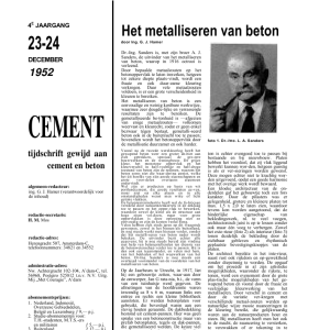 Het metalliseren van beton