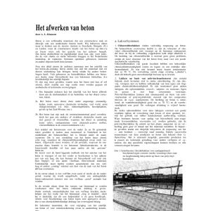 Het afwerken van beton