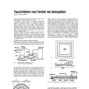 Vacuumbeton voor herstel van betonplaten