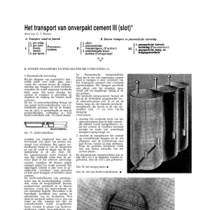 Het transport van onverpakt cement (II en slot)