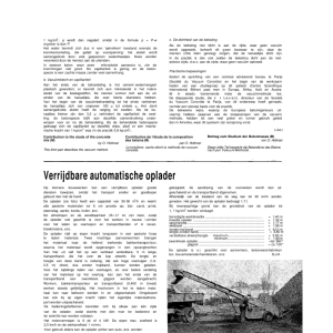 Verrijdbare automatische oplader