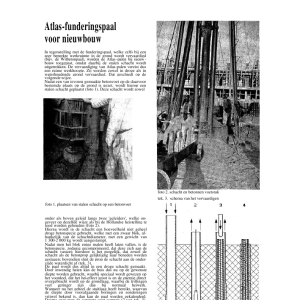 Atlas-funderingspaal voor nieuwbouw