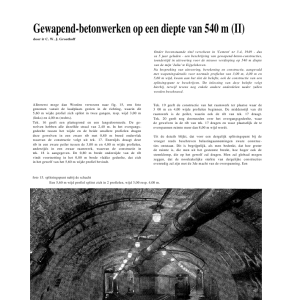 Gewapend-betonwerken op een diepte van 540 m (II)